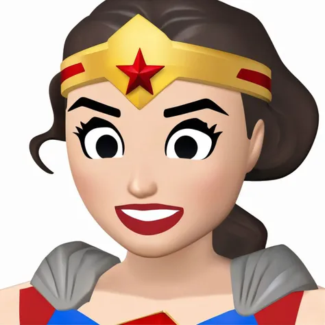 Gal Gadot as wonderwoman emoji <lora:SDXL-Emoji-Lora-r4:0.2>