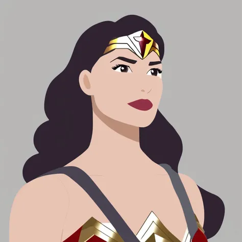 Gal Gadot as wonderwoman flat <lora:SDXL-Emoji-Lora-r4:0.7>