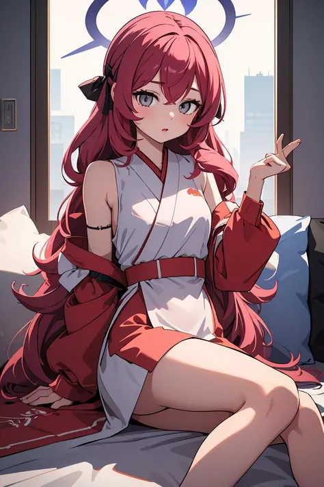 (masterpiece, best quality), 1girl, <lora:iroha_blue_archive:1> iroha ba, halo, very long hair, grey eyes