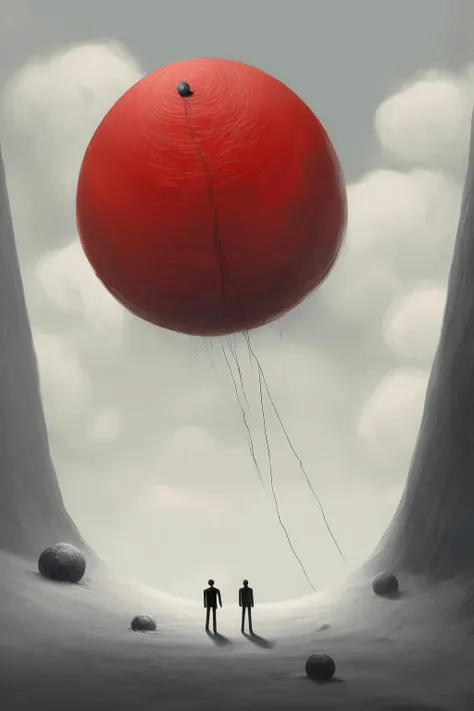 <lora:Alex Andreev style:1>Alex Andreev style - the story of sysiphus in the style of Alex Andreev