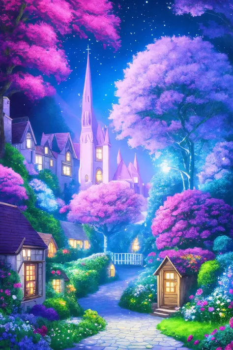 A vibrant, enchanted garden with a variety of magical flora glowing under the moonlight, with a quaint stone cottage in the background., illustration, 3d, cartoon,
high resolution, high quality, detailed, masterpiece, hdr, sharp,
[Pixel Art style],[ abbe bi style], 
amazing, beautiful, breathtaking, astonishing, brilliant, incredible,