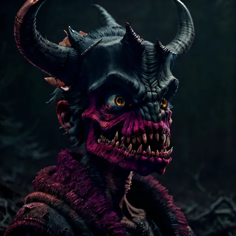Fantz cartoon monster wendigo, detailed mouth, detailed eyes, high detail, tim burton style, dark theme, <lora:Small_Mostersv2:1> <lora:LowRa>