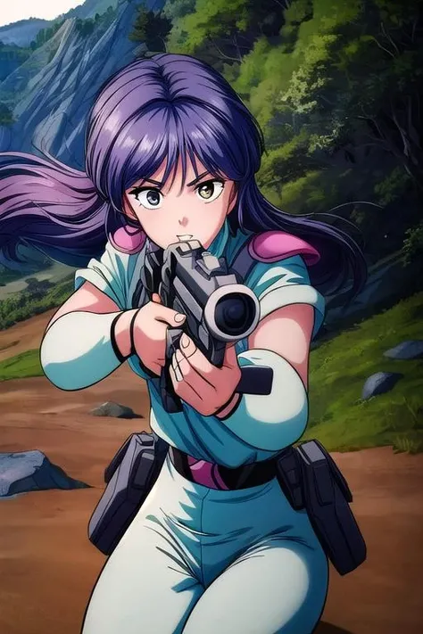 masterpiece, best quality,1girl,ultra detail,<lora:GoodHands-vanilla:0.8> <lora:anmnr01:0.3> <lora:add_detail:0.5> ,  <lora:ZillionAppleV1:0.7>,ZillionApple,rocky place,hold gun,aiming viewer, masterpiece, best quality, highres,1girl,,<lora:GoodHands-vanilla:0.8> <lora:anmnr01:0.3> <lora:add_detail:0.5>