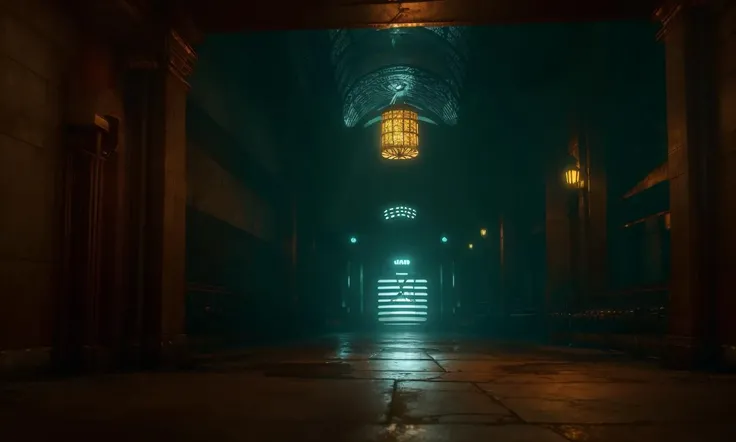 BioshockAEST, 8k, uhd, best quality, trending on arstation, masterpiece, cinematic lighting