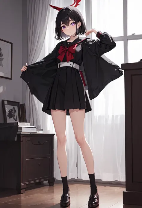 (safe:1.10), best quality, masterpiece, highres, solo, (mashiro_bluearchive:1.10), full body, 8 <lora:mashiro_bluearchive:0.80>