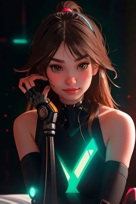 DEN_anastasia_bella,
woman with a (robot arm:1.2) and (mechanical limbs:1.2) wearing sunglasses, human body, (android:1.2), (robot arm:1.2), machinery, (cyberpunk:1.2), punk,
bokeh, f1.4, 40mm, photorealistic, raw, 8k, textured skin, skin pores, intricate details <lora:epi_noiseoffset2:1>, epiCRealism