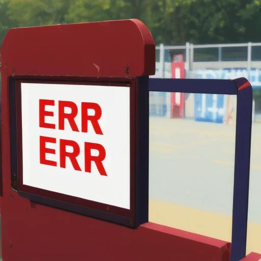 ("Error" sign: 1.33), (red english text: 1.33)