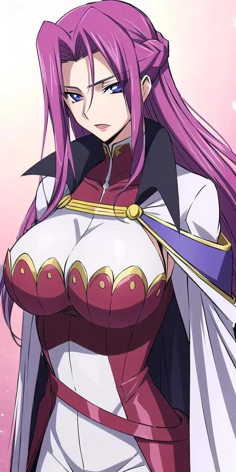<lora:cornelia_li_britanniaV2:0.7> cornelia_li_britannia, huge breasts, solo, standing, white_bodysuit_red_bustier_red_gloves_red_thigh_boots, cape,, masterpiece, best quality, detailed face, detailed eyes, highres,