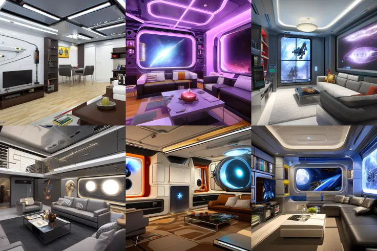 scifi living room