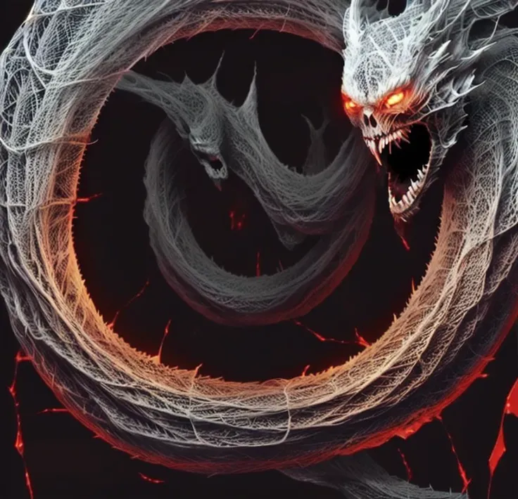 monster,  chimera, butterfly wings, teeth,3 eyes<lora:skeletonMonster:1>