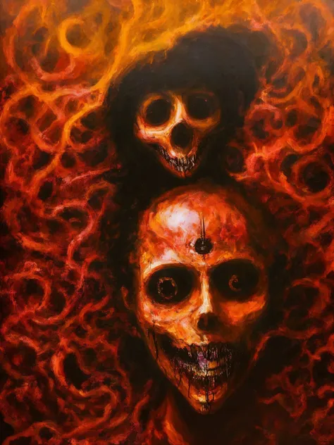 masterpiece, best quality, LostStyle, Eldritch abomination, amorphous shapes, chaotic forms, unsettling textures, whispers from the void, haunting emanations, shadowy depths, incomprehensible horror, eerie, otherworldly, grotesque amalgamations, impasto, glazing, scumbling, chiaroscuro<lora:LostDepthStyle-000004:0.7>