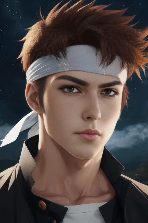 shingo, 1guy, male, skin, highres, perfect picture, highly detailed, high contrast <lora:ShingoKOF-000005:1> <lora:GoodHands-beta2:1> bokeh