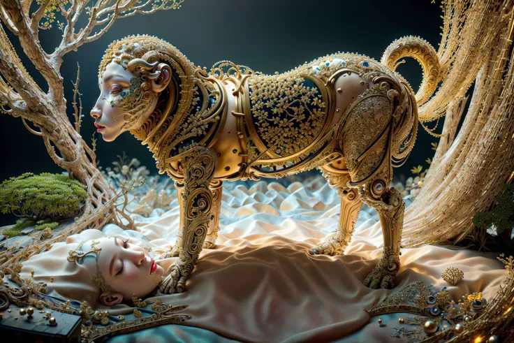 ((best quality)), ((masterpiece)), ((ultra realistic)), (((highly intricate details))), does AI dream of electric sheep, full body, closed eyes, not to clean, stunning quality picture, beautiful intricately detailed, DOF, realistic light, Dust in air, <lora:wowifierV3:0.7> <lora:bubble:0.3> <lora:M4rbleSCNEWCIVIT(1):0.8>