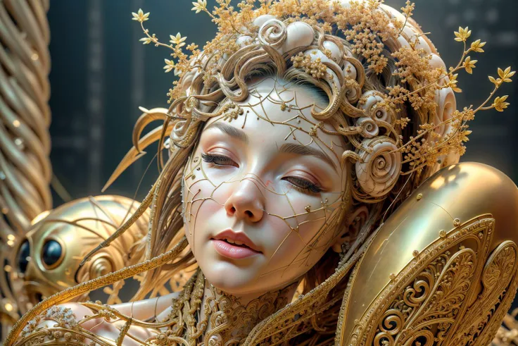 ((best quality)), ((masterpiece)), ((ultra realistic)), (((highly intricate details))), does AI dream of electric sheep, full body, closed eyes, not to clean, stunning quality picture, beautiful intricately detailed, DOF, realistic light, Dust in air, <lora:wowifierV3:0.2> <lora:bubble:0.3> <lora:M4rbleSCNEWCIVIT(1):1>