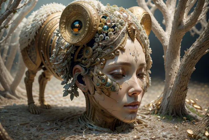 ((best quality)), ((masterpiece)), ((ultra realistic)), (((highly intricate details))), does AI dream of electric sheep, full body, closed eyes, not to clean, stunning quality picture, beautiful intricately detailed, DOF, realistic light, Dust in air, <lora:wowifierV3:0.6> <lora:bubble:0.4> <lora:M4rbleSCNEWCIVIT(1):0.8>