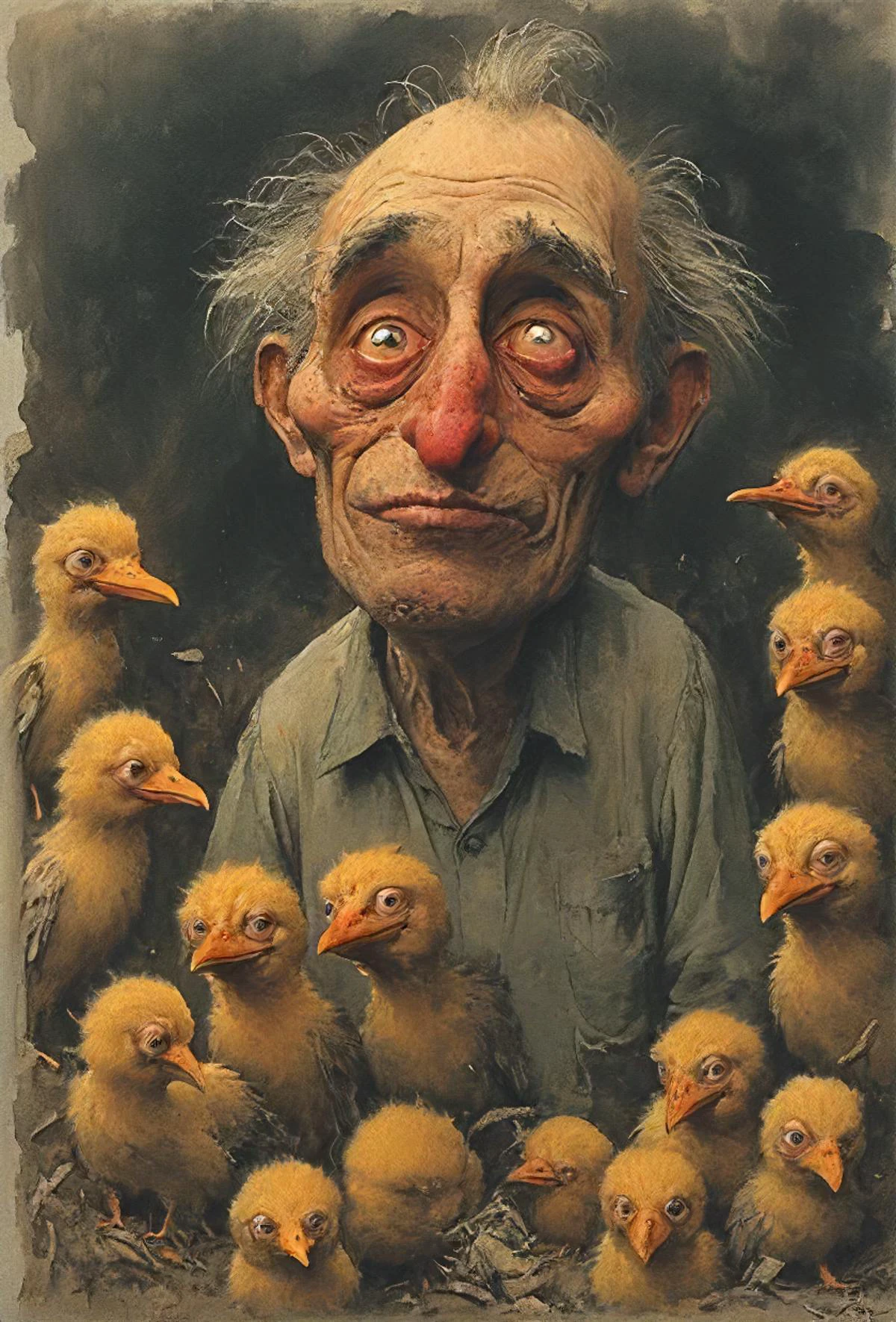 he sings his songs, he sings 'em well, about naked chicks and grandmas from hell, <lora:- SDXL - vanta-black_contrast_V3.0:0.4> <lora:XSfenlie:0.6> <lora:Illustration_Insanity:0.8> <lora:Wizards_Vintage_Cinematic_scene:0.4> <lora:tbh102-sdxl:0.4> <lora:Cute_Drawing:0.2> <lora:ugly_SDXL:0.7>
