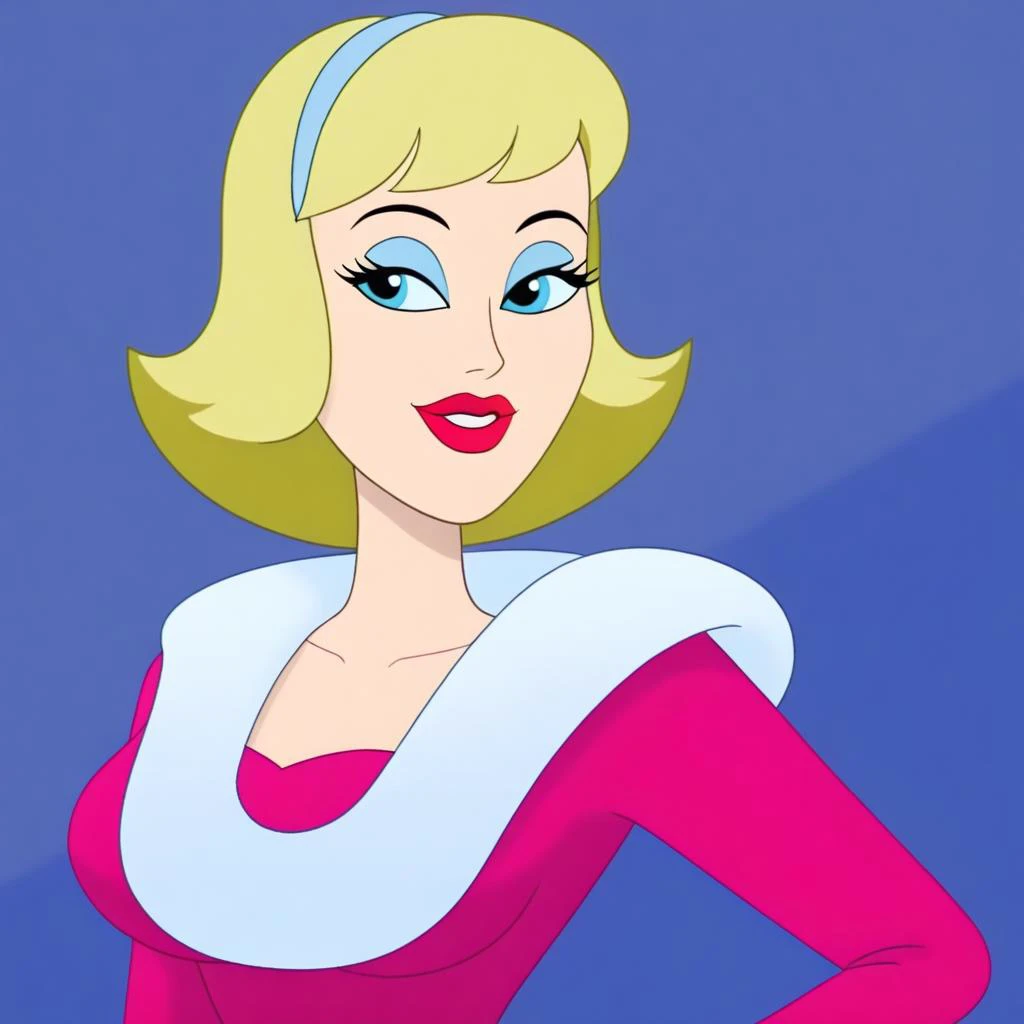 beautiful woman, score_9_eyes, bob singer cartoon style