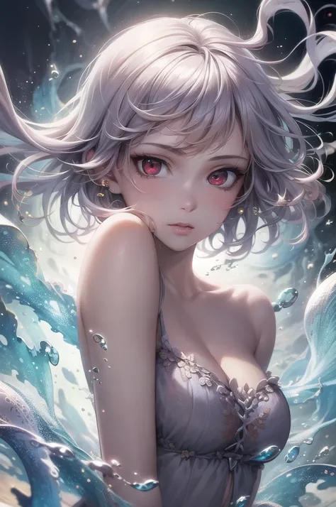 masterpiece, best quality, hyperrealistic,
1girl, ukrainian, upper body portrait,
beautiful detailed eyes, perfect face, beautiful detailed face, looking at viewer, hands behind back,
photo fine print, amazing sharp focus, ultra detailed, soft skin,
short hair, silver hair,
red eyes,
victorian sundress,
floating particles, ethereal atmosphere, elaborate background,
<hypernet:sxzBloom_sxzBloom:0.3>