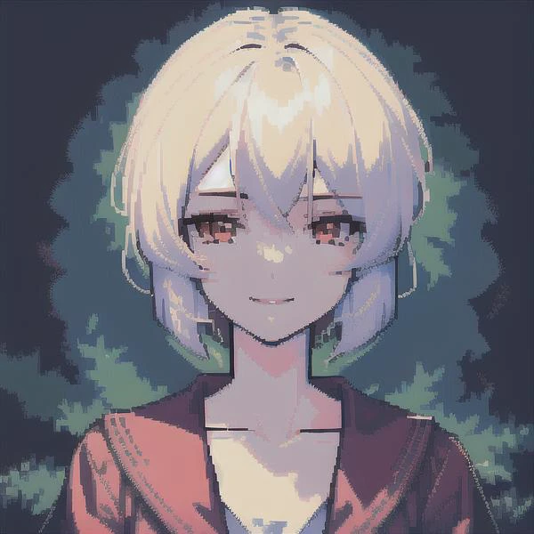 masterpiece portrait of smiling Rei Ayanami \(evangelion\), evangelion \(Hideaki\), caustics, textile shading, high resolution illustration, red eyes, feminine, no pupils, blue hair, short hair