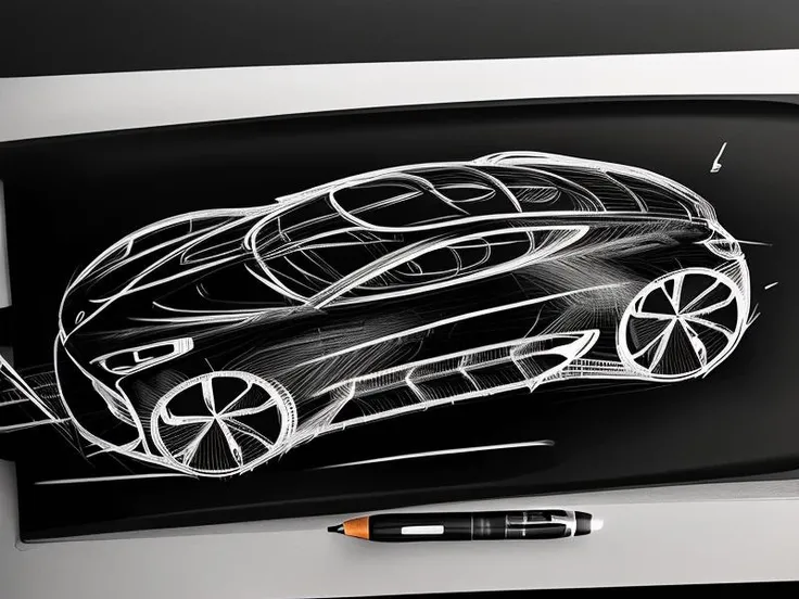 car sketch,((black_background)),black,<lora:car sketch:0.9>