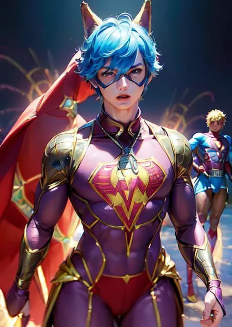 (a Femboy, (superhero femine guy), birdboy, boy in dress:1.5), mature, sexy, sexy outfit, negligee, (fractalized, fractal_body:1.3), good hand, 4k, high-res, masterpiece, best quality,((Hasselblad photography)), finely detailed skin, sharp focus, (cinematic lighting), night, soft lighting, dynamic angle, (detailed face:1.2)