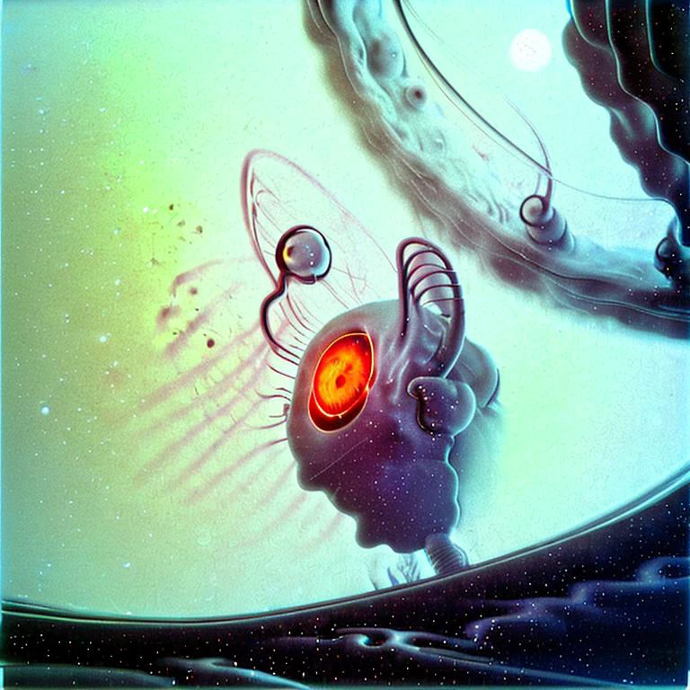 <lora:LowRA:-1> a Boltzmann brain floating in orbit around a black hole, horizontal, decerebrate, lonely <lora:synth3:1>, wires, bokeh, empty <lora:1:1>, cavernous, <lora:Journey_to_the_Gods:1>