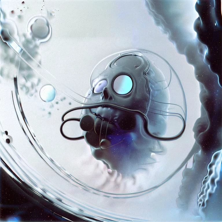 <lora:LowRA:-1> a Boltzmann brain floating in orbit around a black hole, horizontal, decerebrate, lonely <lora:synth3:1>, wires, bokeh, empty <lora:1:1>, cavernous, <lora:Journey_to_the_Gods:1>