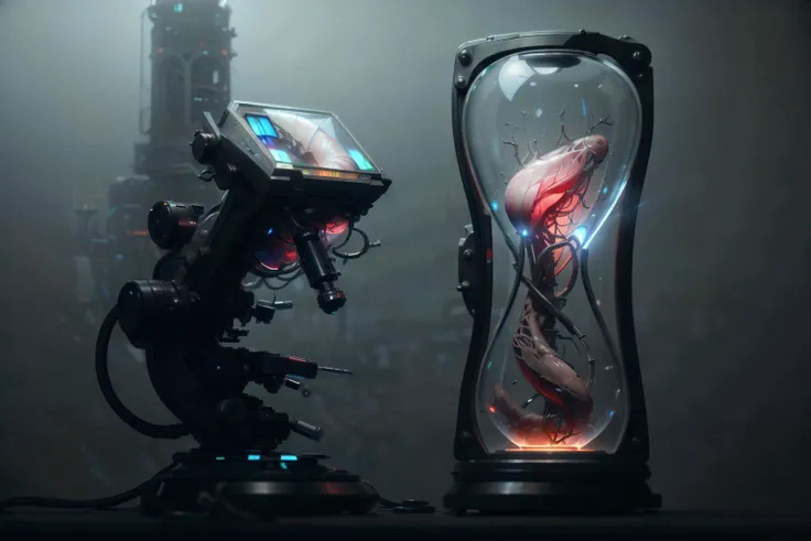 (masterpiece), (extremely intricate:1.3), (realistic), sharp focus, dramatic, award winning, (god rays:0.5), cinematic lighting, volumetrics dtx,
hourglass, microscope,
<lora:BioPunkAI:1.2> BiopunkAI
<lora:KK_still_life_v2:0.125> still_life