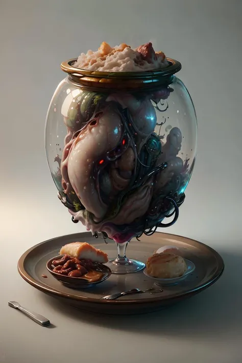 Best quality, masterpiece, ultra high res,(photo realistic:1.4), surrealism, dream-like,
beancurd in a plate, fantasy creautre,
BioPunkAI <lora:BioPunkAI:1>,