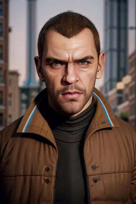 (day),high rise apartment, windows,
brown jacket,fingerless gloves, jacket, long sleeves,
<lora:Niko_Bellic_GTA4-KK77-V1:0.7>,beard,facial hair, forehead,
brown hair,green eyes,Bangs,Short hair
1 Man, 40yo,male,looking at viewer,
NSFW,official art,extremely detailed CG unity 8k wallpaper, perfect lighting,Colorful, Bright_Front_face_Lighting,
(masterpiece:1.0),(best_quality:1.0), ultra high res,4K,ultra-detailed,
photography, 8K, HDR, highres, absurdres:1.2, Kodak portra 400, film grain, blurry background, bokeh:1.2, lens flare, (vibrant_color:1.2)