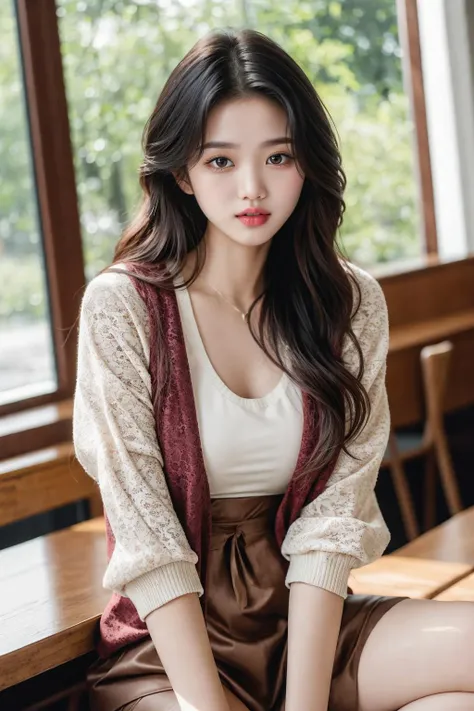 (sexy),1lady,classroom, yellowCropped Sweater, summer day, (pquality:1.5),
medium breast,pureface, Zenza Bronica ETRSi Camera , Global illumination,F/5,horizon-centered , (lace)(sexy),1lady,coffee shop, green Fleece Vest, summer day, (pquality:1.5),
medium breast,pureface, Canon EOS R5 Mirrorless Camera , moody lighting,F/2.8,split diopter , (lace)
