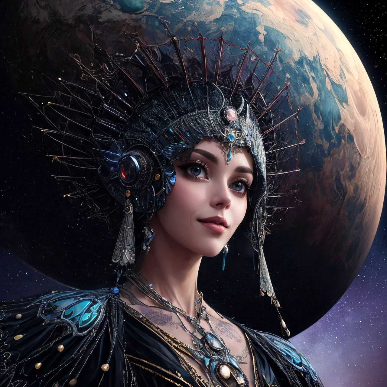 woman in an alien gaia-like planet, serene nature, human city, digital painting, sci-fi, Art by Jercka Jacek, Caravaggio, looking straight ahead, manga, tatoo, perfect hands, highly detailed, intricated, intricated pose, clarity, high quality digital painting, highly detailed, intricated, intricated pose, clarity, high quality
<lora:add_detail:1>