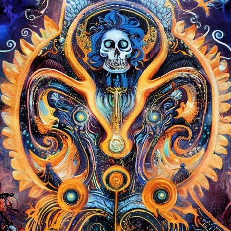 an infinite dream, swirling miasma of infinite possibilities, the cycle of life and death