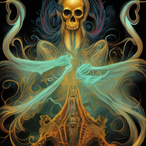 an infinite dream, swirling miasma of infinite possibilities, the cycle of life and death
