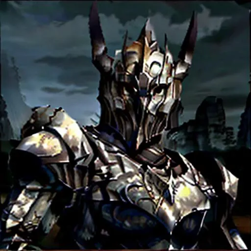 <lora:RW_PS1v1:0.9> ps1 style <lora:sauron:0.53> LOTR, SAURON, close up, no face, dark lord, faceless, dark armor, helmet, ,low detail, low poly, armor.