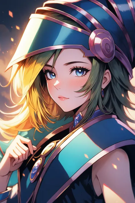 (masterpiece, best quality),  intricate details,
1girl,  <lora:Dark_magician_girl_v1_10epo:0.8> dark_magician,