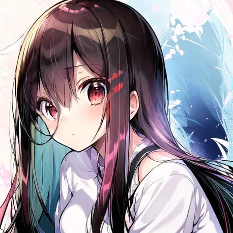 ((masterpiece)),(best quality), absurdres,sadako_yamamura,red eyes,white dress,<lora:Sadakobest:0.9>,  <lora:ononoImokoLora_v10:0.6>,