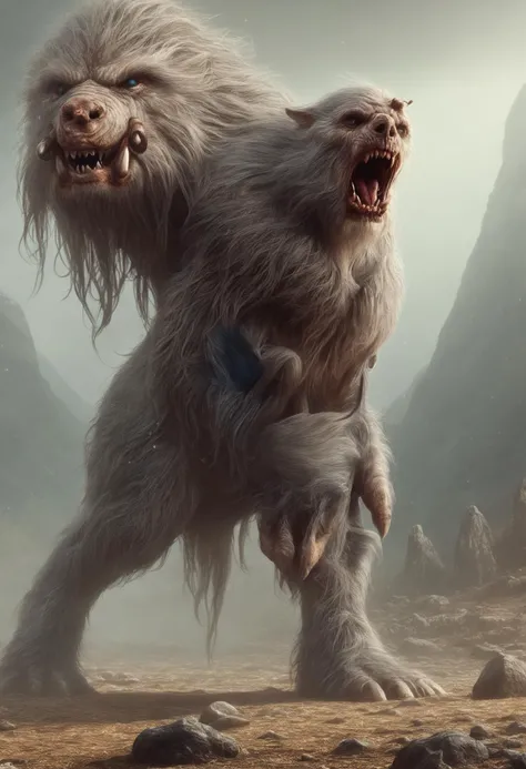 manbearpig, cinematic lighting, monster, doing a t-pose, <lora:manbearpig-10:0.8>