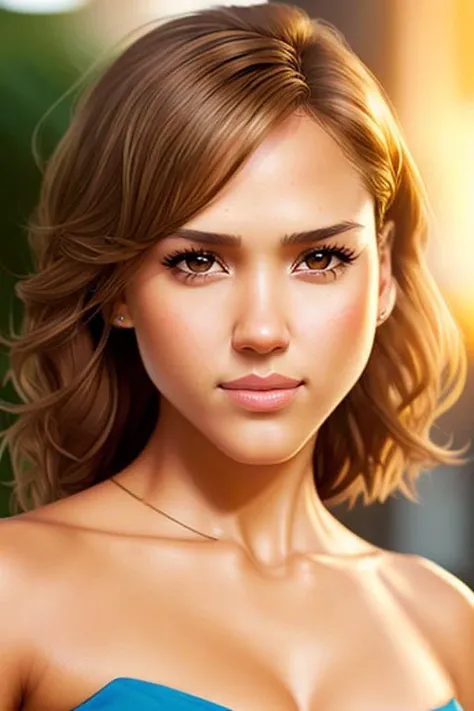(jessicaalba_ti-2100:1), hyper realistic photograph, detailed face, film grain, Kodak portra 800, f1.8,golden hour,beach