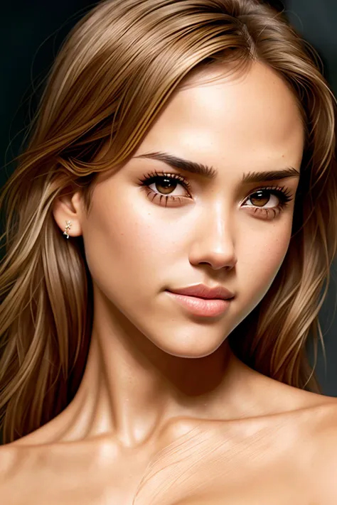 jessicaalba_ti, hyper realistic photograph, detailed face, film grain, Kodak portra 800, f1.8,<lora:epiNoiseoffset_v2Pynoise:1>