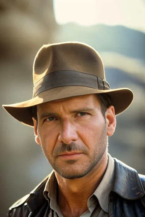 <lora:hf1nd1anasolo:0.9>, a Highly Detailed picture of a man with a scruffy beard as Indiana Jones, (Detailed Face), (perfect detailed eyes:1.1), (highly detailed skin:1.1), perfect athletic body, Modelshoot style, Professional Photography, soft lighting, PHOTOREALISTIC, Cinematic, Realistic, sunset, walking in a ancient Egyptian temple background, RAW, analog, sharp focus, 8k, high resolution, DSLR, high quality, Fujifilm XT3, award winning, masterpiece