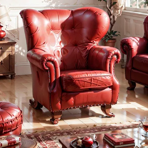 <lora:LatexAIV2:.8> LatexAI_red armchair