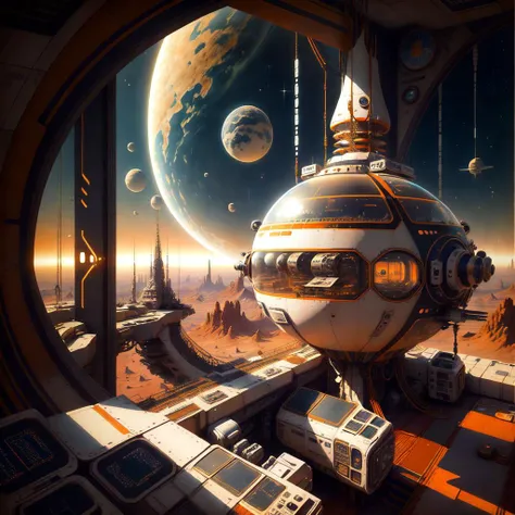 \<lora:1970RetroFuturism:.9> 1970RetroFuturism space station