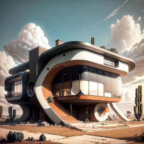 \<lora:1970RetroFuturism:.9> 1970RetroFuturism large house