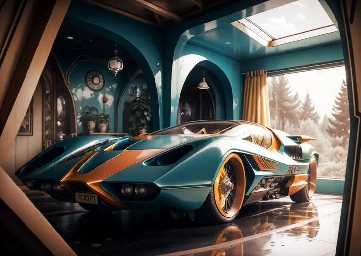 (exhibition of supercars:1.3), (The_Wes_Anderson color_style:1.3), (absolutely symmetry of frame building:1.3), over saturated, soft_cinematic light, hyperdetailed, soothing film_scene, restful tone, multi-exposure HDR capture technique, almost_high contrast, bokeh, insane details, intricate details, best atmosphere, like a , low key light and <lora:LowRA:0.3>, {<lora:FilmG2:0.345>}-{<lora:FilmG4:0.543>}, <lora:1970RetroFuturism:1>