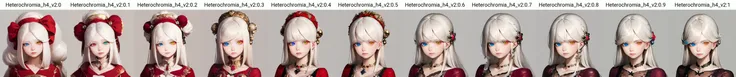 (pixiv fanbox, official art, trending on artstation, divine),1girl,bust portrait,solo, heterochromia, 4lb1n0, 1girl, long hair, white hair, white eyelashes,<lora:Heterochromia_h4_v2:0>, <lora:4lb1n0d0ll:.7>, simple background,