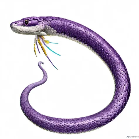 <lora:botanical_illustrationv1:1>, botanical illustration, solo, white background, purple snake,, (masterpiece, best quality, high quality, highres, ultra-detailed),