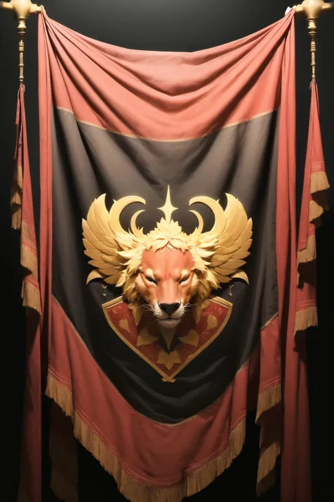 masterpiece, best quality, banner, heraldry  <lora:Banner(craft) prototype_476058:1>