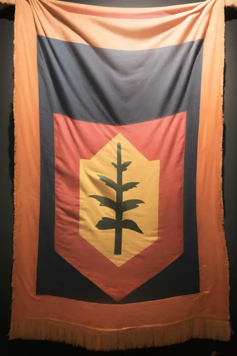 banner, Mustard color  <lora:Banner(craft) prototype_476058:1>