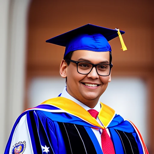 photo of man s4ntos graduating as a summa cum laude college student